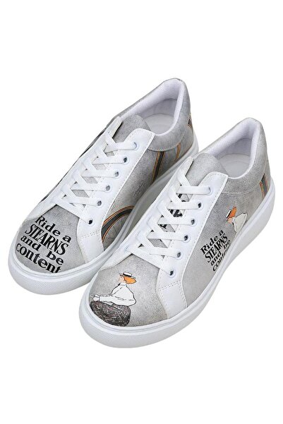 Dogo Жіночі веганські шкіряні сірі кросівки - Rider Woman Дизайн