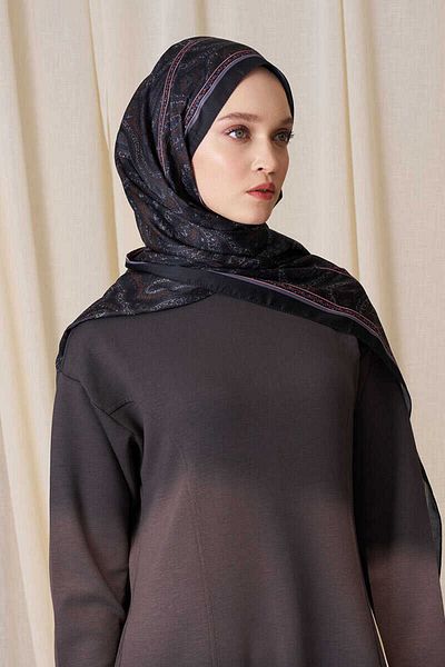 Madame Polo Σάλι Anthracite Victonic Design