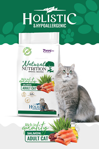 Natural Nutrition PREMIUM Somonlu Kuru Kedi Maması 2 kg Salmon Adult Cat