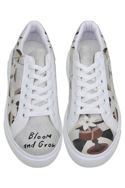Dogo Kadın Vegan Deri Bej Sneakers - Bloom and Grow Tasarım