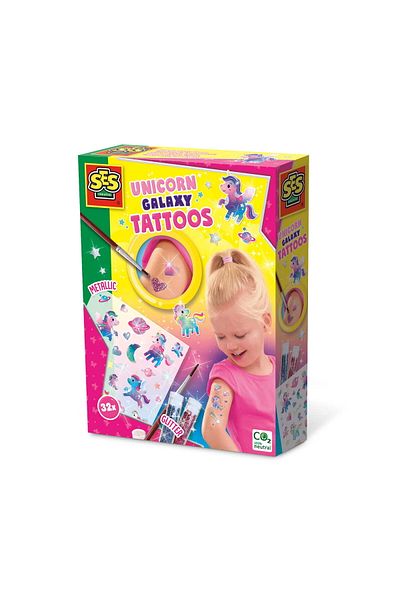 SES Creative Creative kids set - Galaxy Unicorn Tattoos