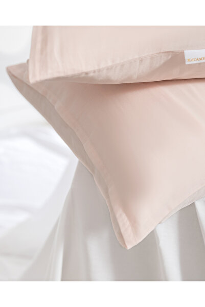 Madame Coco Ciel 100% Cotton Satin 2-Piece Pillow Case - Light Powder