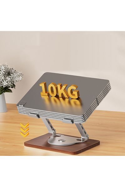 Coverzone Notebook Compatible Angle Adjustable Stand with Stable Base, Foldable Portable Holder 1062m