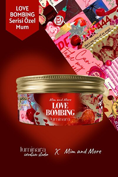 Mim and More Luminara X Mim and More Love Bombing Candle - Love Bombing Özel ...