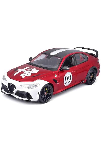 PopŞeker Alfa Romeo Giulia Gtam 1:18 Scale Model: Racing Spirit in Details!