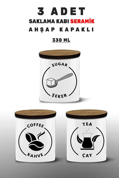 Bytwo 3 Pcs Storage Paper - Seasoning Rack Suite for Tea, Sugar and Coffee