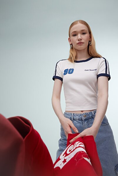 DeFacto Coool Modal Fitted Short Sleeve T-Shirt C3205ax24sp