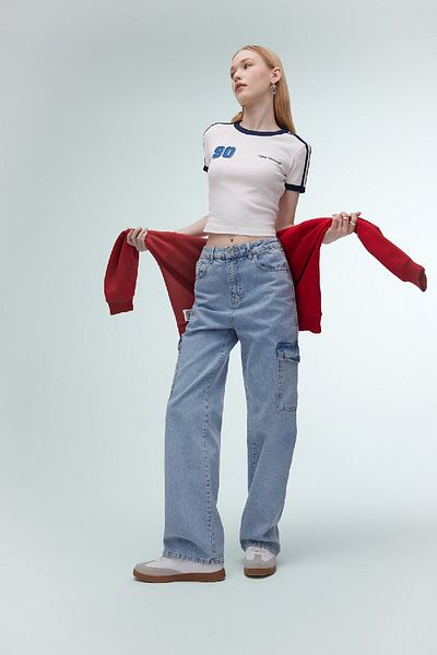 DeFacto Coool Modal Fitted Short Sleeve T-Shirt C3205ax24sp