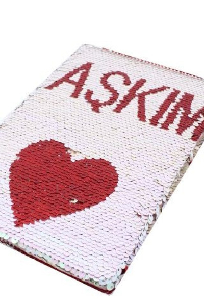 CİYU TİCARET Pullu eskitme tarzı defter hatıra defteri aşk defteri pullu renkli