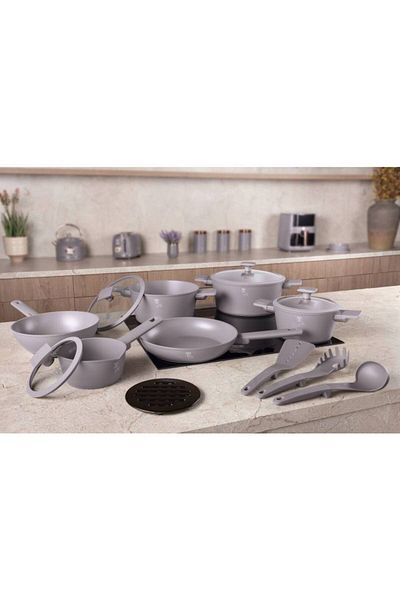 Berlinger Titanium surface cutlery set 15 pieces Taupe Collection