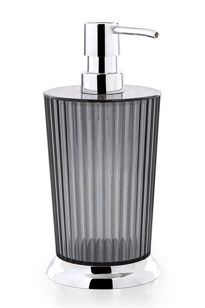 Prima Nova Nely Transparent Black Liquid Soap Dispenser