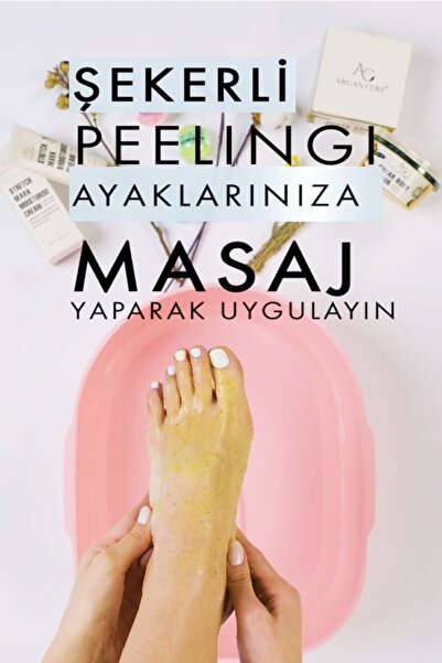 Argan Cure Yenileyen Ayak Bakım Seti ( Pedikür Leğeni-şekerli Peeling-çatlak Kremi-nem Topu) Siyah