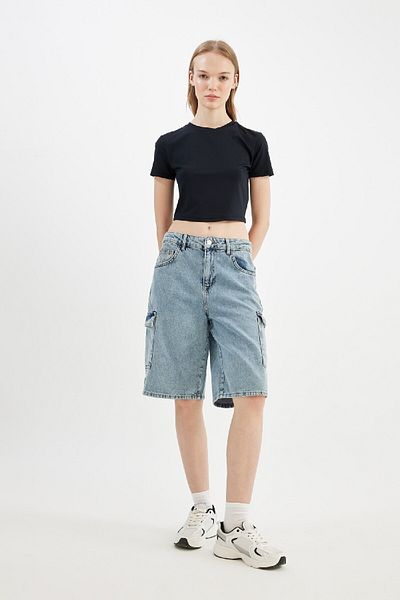 DeFacto Short Sleeve Basic Fitted T-Shirt - Coool C3106Ax24Sm