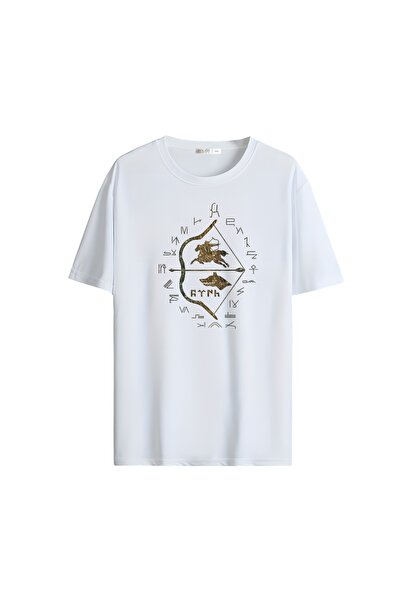 Gölge Store Türk ,Türklük ve Göktürk Simgeli Ulusal Baskılı Oversize Unisex T...