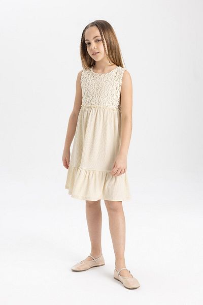 DeFacto Ärmelloses Kleid für Mädchen C3057A824SM
