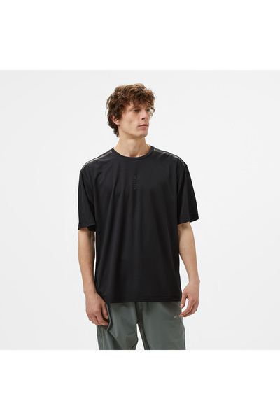 United 4 UNITED4 Erkek Siyah Antrenman T-Shirt