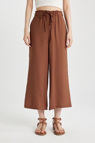 DeFacto Caprihose in Leinenoptik mit elastischem Bund A6764AX24SM