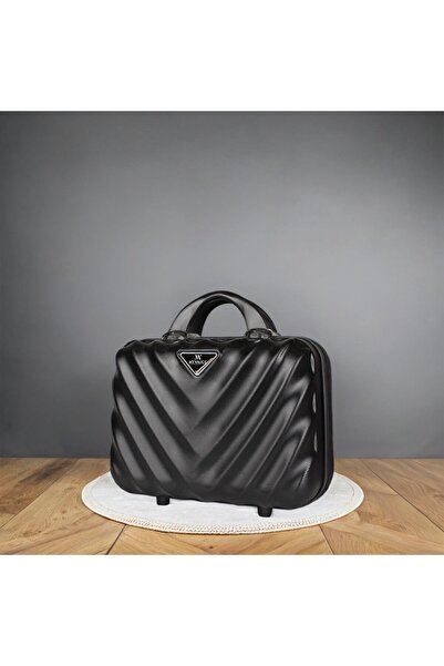 My Valice Lotus Abs Makyaj Çantası & El Valizi Siyah