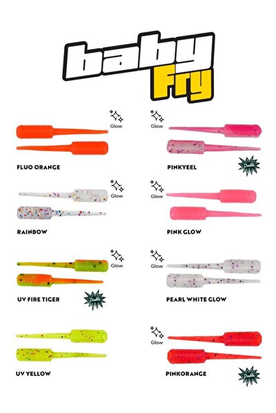 Fujin Baby FRY 2,7cm LRF Silikon Yem Pink Glow