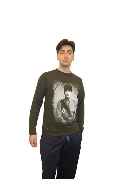 rood Φούτερ Unisex με 2 κλωστές Loose Cut