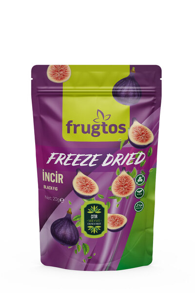 Freeze Dried Dilim İncir 20g | Dondurularak Kurutulmuş Meyve | Sağlıklı Vegan Meyve Cipsi