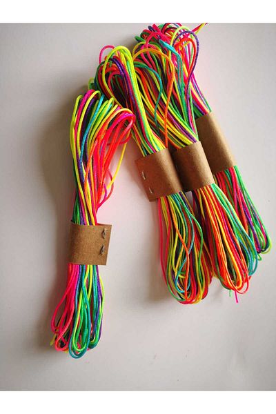 PASAMİA Rainbow Colored Parachute String 10 Meters