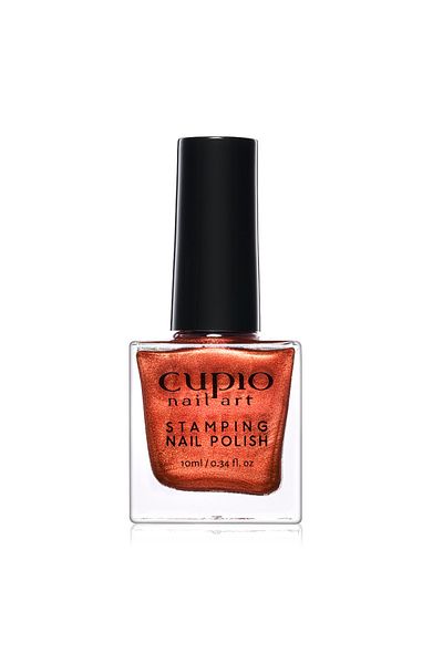 Cupio Cupio Metallic Brick Red Stamping Polish 10ml