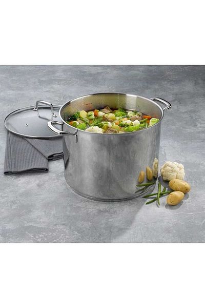 KELA Keck Lang Oala cu capac inox 18/10 FLAVORIA 8 l