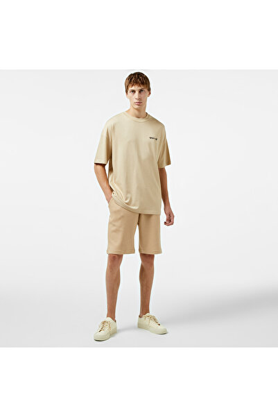 United 4 UNITED4 Classic Erkek Krem Şort