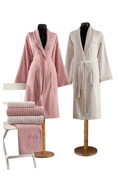 Pierre Cardin Bathrobe Set 6 Piece Dowry Set Pc.Ch.B.45.1T.Y01