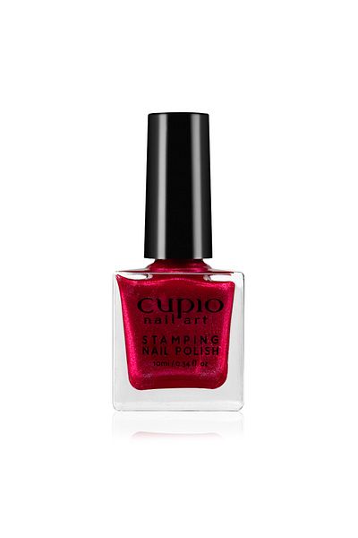 Cupio Cupio Glitter Red Stamping Polish 10ml