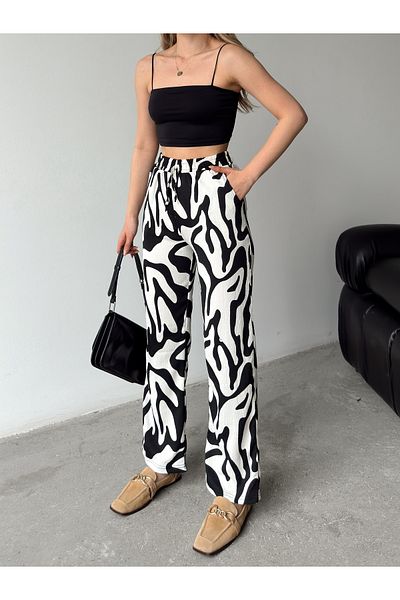 AFROGİYİM Women's Relaxed Cut Trousers