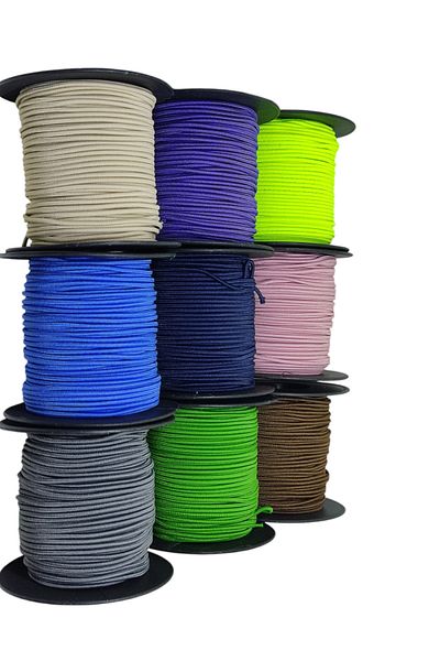 PARACORD 1.5 mm Rubber String 12 Reels Firebird