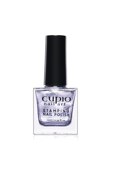 Cupio Cupio Metallic Gray Stamping Polish 10ml
