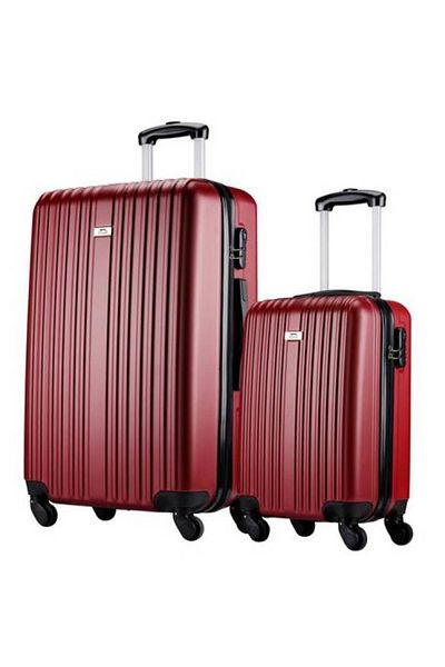 Slazenger Travel suitcase and luggage set 2 pcs red