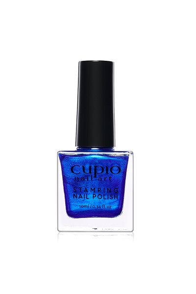 Cupio Cupio Metallic Royal Blue Stamping Polish 10ml