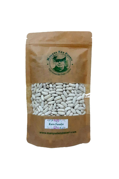 Manyas Köy Pazarı Doğal Kazak Fasulye 500 Gr Paket - Horoz Fasulye
