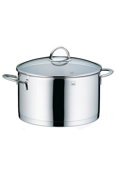 KELA Keck Lang Oala inox cu capac din sticla 6 l CAILIN