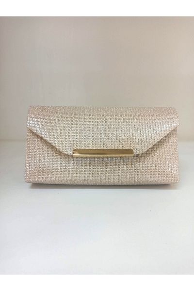 dizaynbag Γυναικεία βραδινή τσάντα φόρεμα με ασημί χρυσό αξεσουάρ