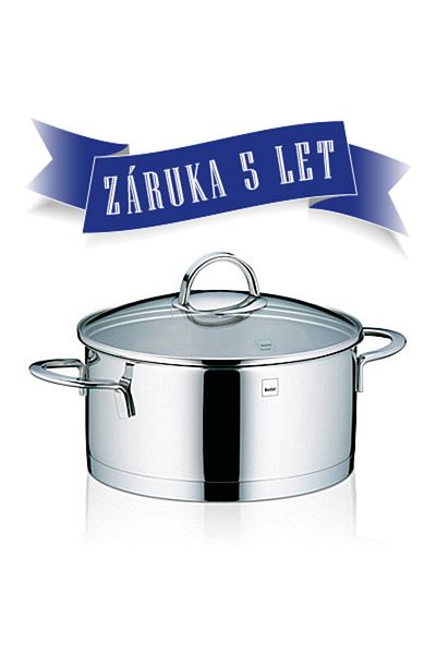 KELA Keck Lang Caserola inox cu capac de sticla 3 l CAILIN
