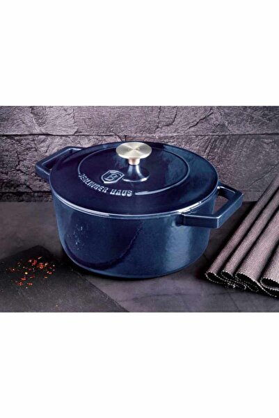 Berlinger Haus Cast iron baking tray with lid 20 cm Aquamarine Metallic Line