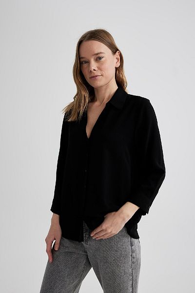 DeFacto Regular Fit Long Sleeve Shirt K4655az24sp