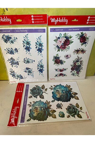 Kumsal Hobi Sanat Sulu Transfer 3lü Set-7