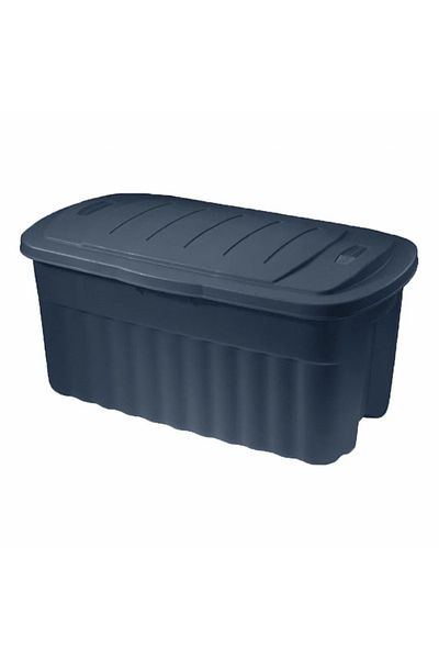 RUBBERMAID Roughneck Durable Polyethylene Storage Tote Box 151.4 Liter