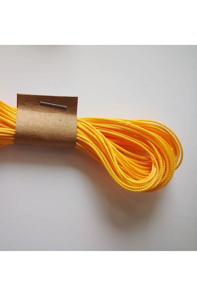 PASAMİA Parachute Rope Mustard Color 0.8 mm (10 Meters)