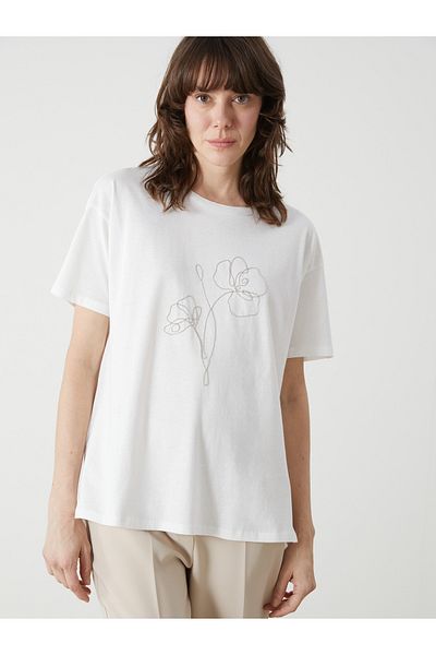 LC Waikiki Crew Neck Stone Women's T-Shirt