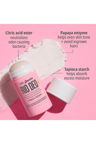 Sol De Janeiro Rio Deo Aluminum-Free Deodorant Cheirosa 68 – 57g | Long-Lasting Odor Protection