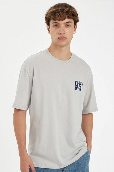 DeFacto Koszulka z krótkim rękawem i okrągłym dekoltem Comfort Fit C4082ax24sm