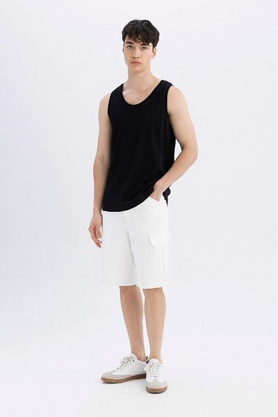 DeFacto Jeans-Bermudashorts im Cargo-Stil - C2046ax24sm