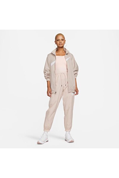 Nike Sportswear Essential Woven Kadın Kahverengi Ceket